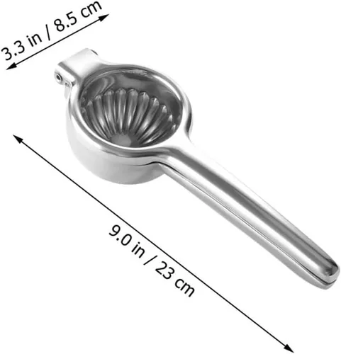 Vista 2 de COHEALI Handheld Stainless Steel Lemon Squeezer Manual Fruit Juicer Portable Citrus Press for Kiwi Mango Watermelon Easy to Clean Non-electric