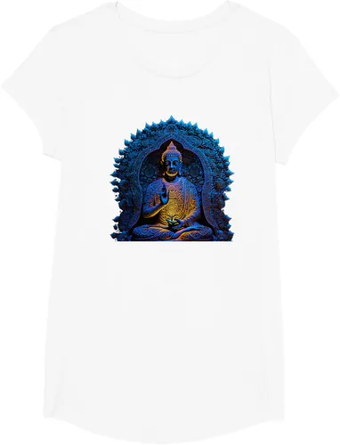 Vista 66 de Estatua de Buda Yoga Budismo Zen Buddhism Meditation T-Shirt Negro