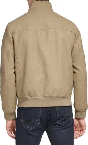 Vista 4 de Tommy Hilfiger Chaqueta bomber de piel sintética para hombre