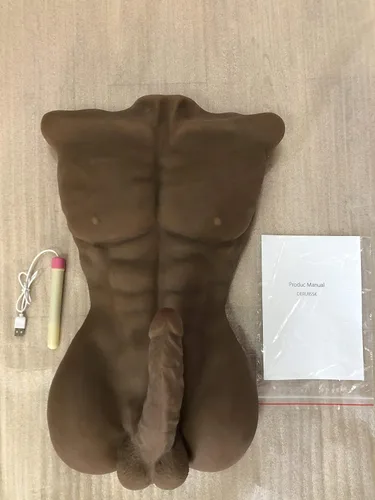 Vista 7 de Muñeca sexual masculina para mujeres con consolador realista, gran polla apretada anal doles