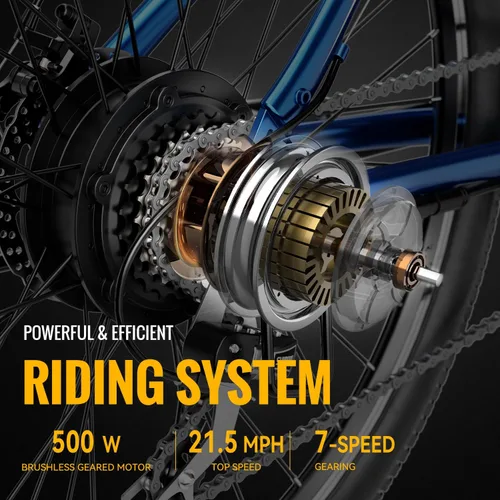 Vista 3 de Heybike Bicicleta eléctrica Race Max para adultos con motor de pico de 750 W, velocidad máxima de 28 mph, bicicleta eléctrica de batería extraíble