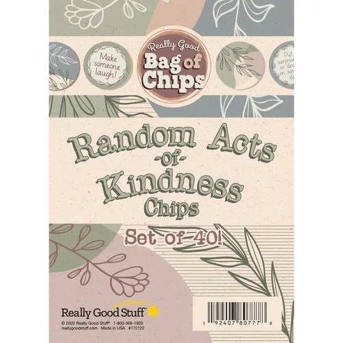 Vista 6 de Really Good Stuff Fichas de Actos Aleatorios de Bondad para el Aula – Juego de 40 – Practica Difundir Bondad y Positividad a los Demás – Aprendizaje