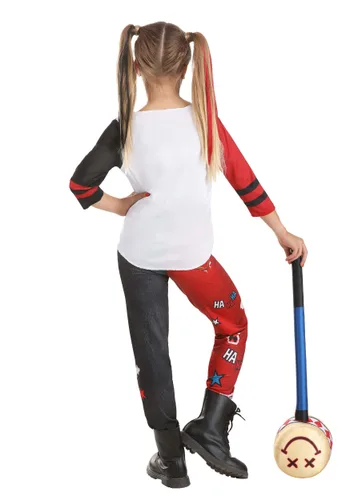 Vista 12 de Disfraz de Escuadrón Harley Quinn para Niña Multicolor