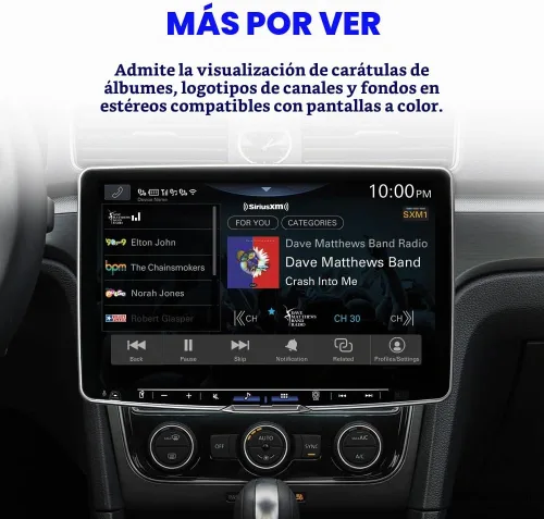 Vista 5 de Sintonizador de radio por satélite para vehículo, de SiriusXM, talla única , Negro