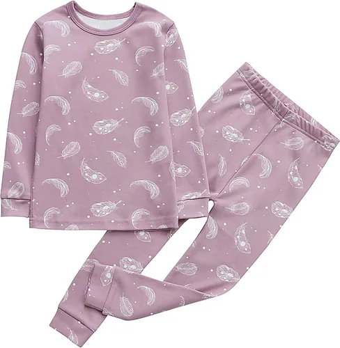 Vista 16 de Owlivia Conjunto de pijama para niños pequeños de 12 meses a 8 años Conejo A-gris