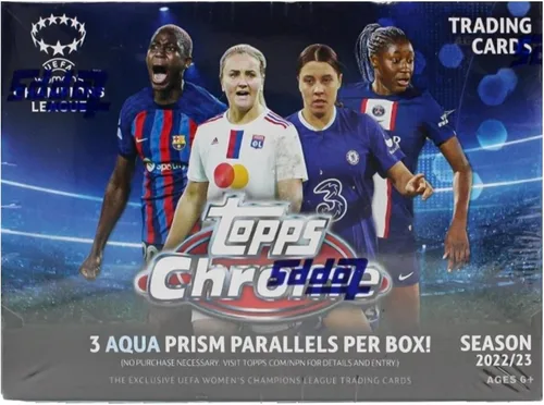 Vista 3 de 2022/23 TOPPS Chrome UEFA Champions League - Caja de valor para mujer