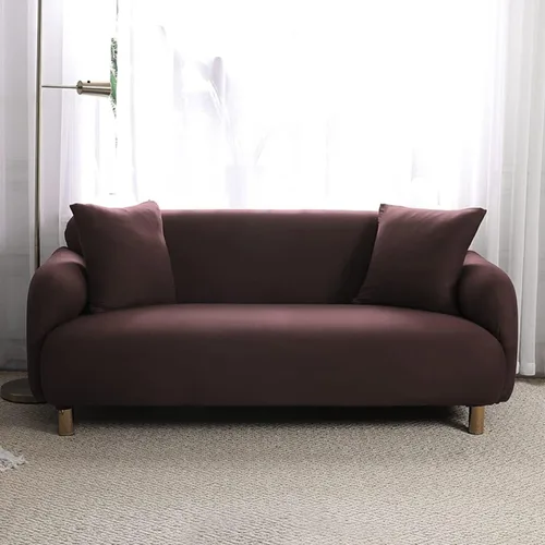 Vista 17 de Fundas de sofá de alta elasticidad de 2 plazas, ultra suaves y elegantes, para perros y niños, protector de muebles de elastano con parte inferior