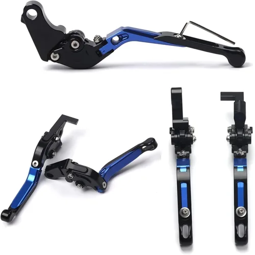 Vista 7 de DOUKI Para Yamaha FZ25 FZ 25 FZ-25 2017-2023 Empuñaduras de motocicleta Manillar CNC Aluminio Ajustable Palancas de embrague de freno Palanca