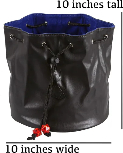 Vista 3 de Forged Dice Co. Pouch of The Endless Hoard Bolsa de Dados - Contiene Más de 1,000 Dados Poliédricos - Bolsa de Almacenamiento de Dados con 7
