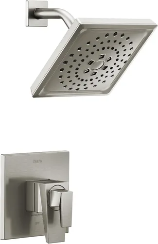 Vista 8 de Delta Faucet T17243-KS-PR Trillian - Bañera o ducha, mango doble, acero inoxidable negro