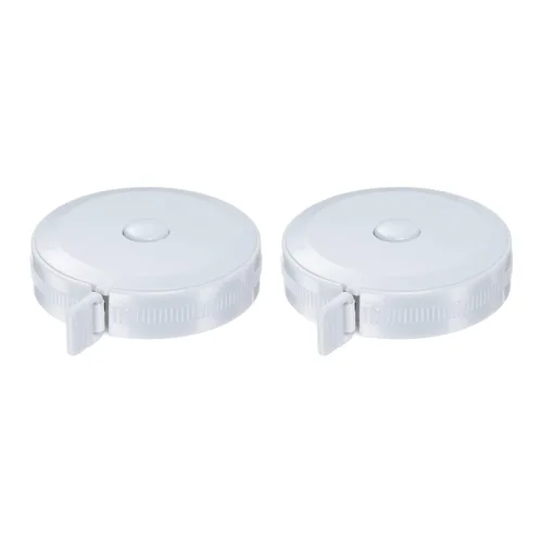 Vista 8 de HARFINGTON 2 cintas métricas redondas retráctiles de 4.9 ft/60 pulgadas, tamaño de bolsillo para medidas de cuerpo, tela, costura y manualidades