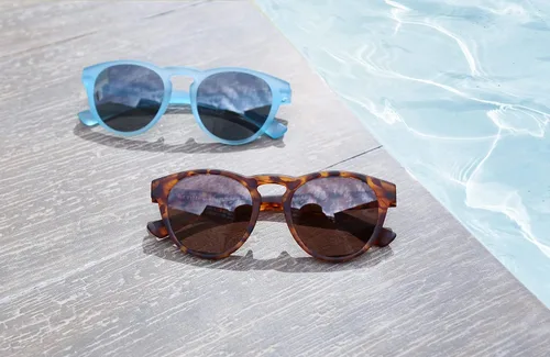 Vista 5 de Lentes de sol estilo ojo de gato, retro, vintage, antideslizantes, redondas, para hombres y mujeres, lentes polarizadosno polarizados, protección UV