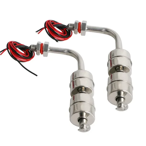 Vista 16 de Aopin Interruptor de sensor de nivel de agua de acero inoxidable, sensor de nivel de líquido, controlador de flotador de bola de plástico para bomba