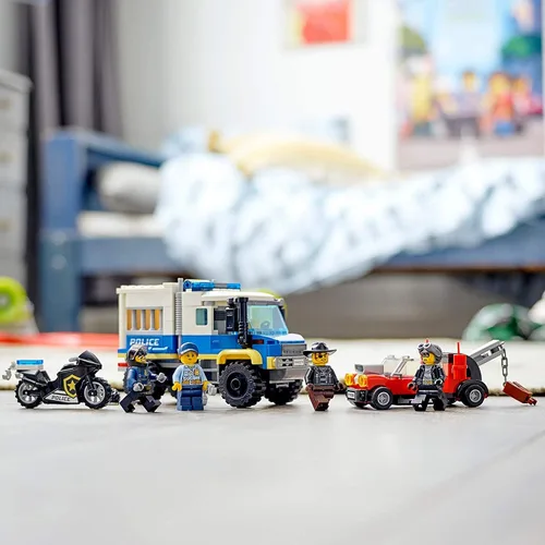 Vista 5 de LEGO City Police Prisoner Transport 60276 Kit de construcción; juguete policial genial para niños, nuevo 2021 (244 piezas)