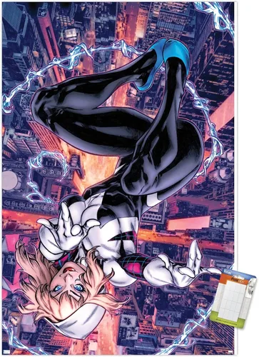 Vista 9 de Trends International Póster de pared de Marvel Comics Ghost Spider #1, 14.725 x 22.375 pulgadas, versión premium sin marco