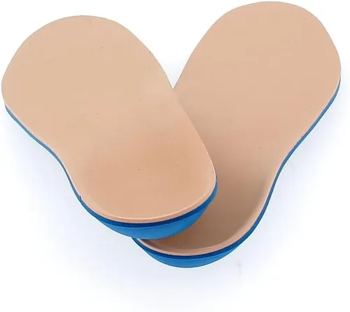 Vista 3 de INOCEP Plantillas para diabéticos para hombres y mujeres, insertos terapéuticos suaves y ligeros para soporte de pies, color azul