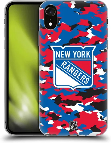 Vista 69 de Head Case Designs Funda de gel suave con licencia oficial de la NHL Camouflage New York Rangers compatible con Apple iPhone 7 Plus/iPhone 8 Plus