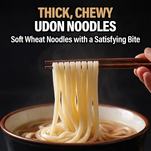 Vista 4 de Nongshim Fresh Udon Bowl, fideos Udon instantáneos coreanos gruesos