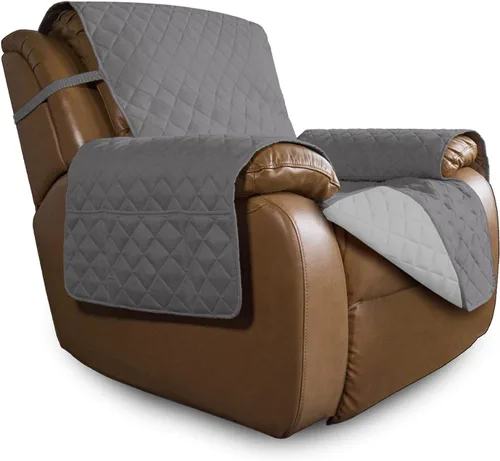 Vista 163 de Easy-Going - Funda reversible para sofá, resistente al agua, con varillas de espuma y correas elásticas, protector de muebles para mascotas y perros