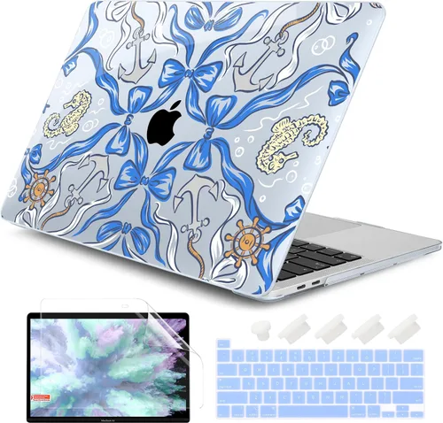 Vista 28 de Funda compatible con MacBook Pro de 13 pulgadas 2024 2023-2020 versión A2338 M2/M1 A2251 A2289 con pantalla Retina y Touch ID, carcasa rígida