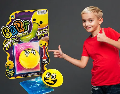 Vista 6 de JA-RU Barf Slime Toy Squishy Stress Balls para niños (1 bola antiestrés surtida) lanzar bolas de limo vómito. Juguete antiestrés. Divertidas bromas