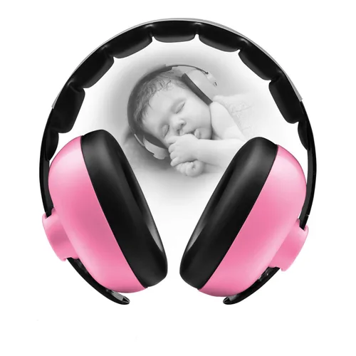 Vista 14 de BBTKCARE Auriculares para bebés - Protección de oídos para bebés Orejeras para bebés Auriculares con cancelación de ruido 3-36 meses - Verde Verde