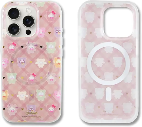 Vista 144 de Sonix x Barbie Funda para iPhone 15 Pro Compatible con MagSafe Probada para caídas de 10 pies Golden Hour