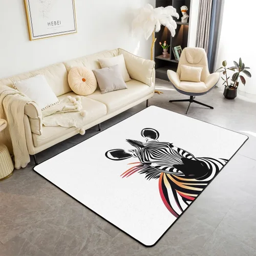Vista 27 de Feelyou Alfombra de área con diseño de rosas de 3 x 5 para niños, con flores de Buterfly y luna, alfombra decorativa para dormitorio, niños, niñas