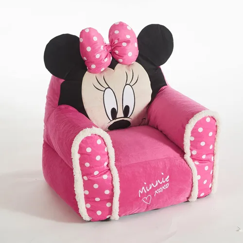 Vista 15 de Sanrio Hello Kitty - Puf figural, sofá de estructura suave con reposabrazos para niños, asiento cómodo para dormitorio o sala de juegos, a partir