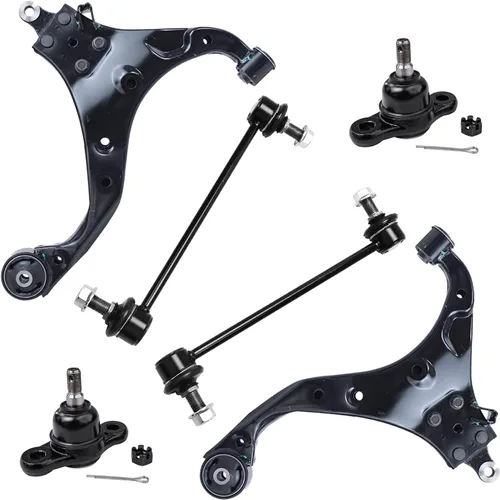 Vista 164 de Detroit Axle - Kit de brazos de control delantero para Chevy Silverado 1500 GMC Sierra 1500 GMC Sierra 1500 Avalanche Yukon Tahoe Escalade ESV EXT