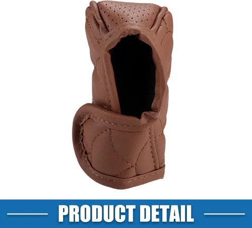 Vista 6 de Funda para pomo de palanca de cambios de automóvil con diseño transpirable, cubierta universal para palanca de cambios interior del vehículo