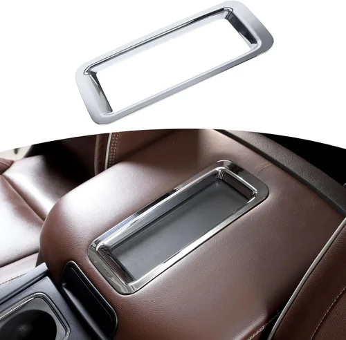 Vista 9 de RT-TCZ para reposabrazos de bandeja de tapa de Silverado de fibra de carbono para Chevy Silverado/Suburban/Tahoe 2014-2018 para GMC Sierra/Yukon