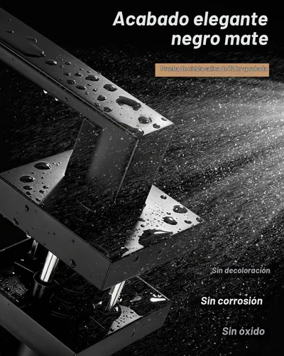 Vista 2 de Probrico Palanca de Paso Interior Negro Mate, Manija de Puerta de Pasillo y Armario sin Llave de Servicio Pesado, Herrajes de Interior Resistentes