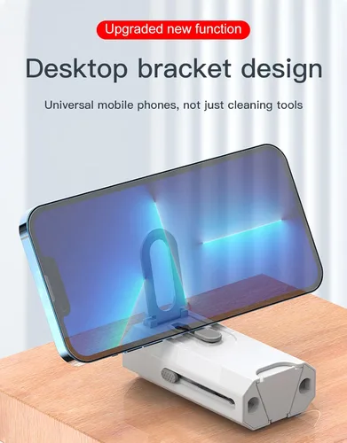 Vista 5 de Kit de limpieza para Airpod 8 en 1 Kit de limpieza multifunción para teléfono celular, auriculares, cámara, PC, dispositivos inteligentes, limpieza
