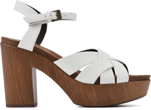 Vista 3 de WHITE MOUNTAIN Zuecos de plataforma Achiever para mujer