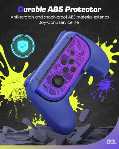 Vista 3 de MoKo Grip para Nintendo Switch OLED ModelSwitch Joy-Con 2 unidades Kit de mango ergonómico de mano compatible con Nintendo SwitchSwitch OLED 2021