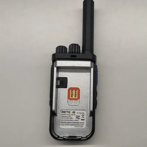 Vista 10 de Retevis MateTalk - Walkie Talkies B4 con micrófono de hombro impermeable, cancelación de ruido de radio de 2 vías, compacto, carga USB-C, radios