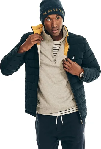 Vista 38 de Chaqueta Nautica de hombres elastizada Reversible peso medio