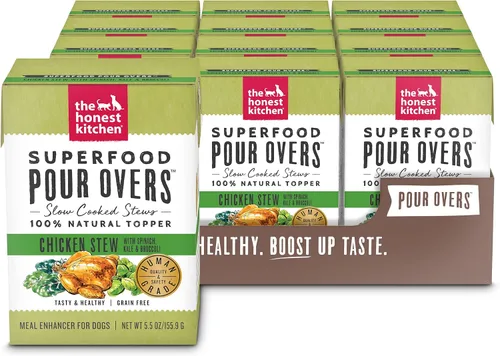 Vista 9 de The Honest Kitchen Superalimento de grado humano para perros (12 unidades), 5.5 onzas, estofado de carne de res y cordero