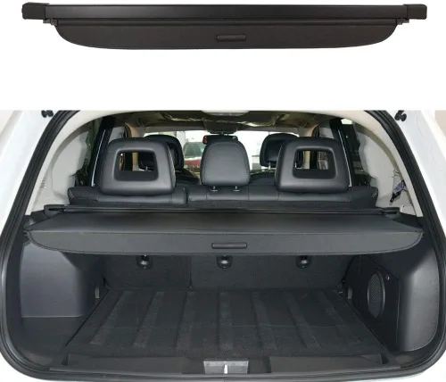 Vista 13 de Cubierta de carga para Land Rover Discovery 3 LR3 2005-2008 2009 y para Discovery 4 LR4 2010-2015 2016 Accesorios Cubierta de seguridad retráctil