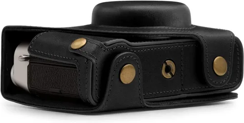 Vista 2 de MegaGear MG1892 Ever Ready - Funda de piel auténtica para cámara compatible con Fujifilm X100V, color negro