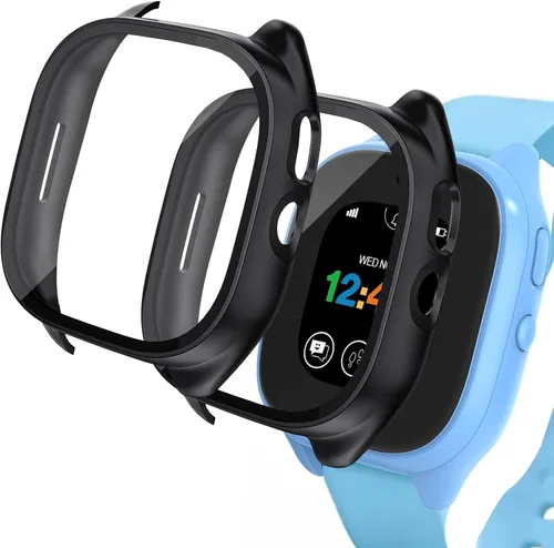 Vista 15 de Kuaguozhe Paquete de 2 fundas compatibles con Gizmo Watch 2, protector de pantalla para niños (paquete de 2), funda protectora general
