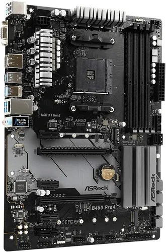 Vista 5 de ASRock Placa base ATX (B450 PRO4)