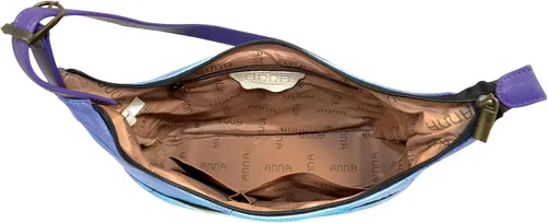 Vista 4 de Anna by Anuschka Bolso comprador mediano, pavo real medianoche, Pavo real medianoche