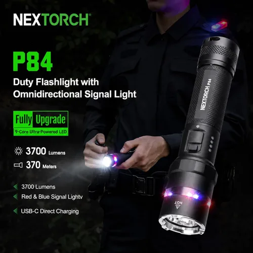Vista 2 de NEXTORCH P84 3700LM linterna, linterna de lúmenes altos