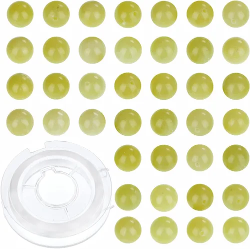 Vista 10 de 100 cuentas redondas sueltas de gema de amatista natural de 8mm para fabricación de joyas con cordón elástico de cristal