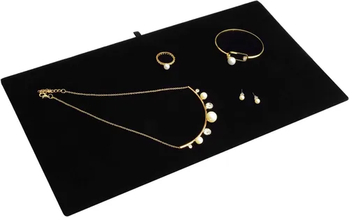 Vista 4 de MOOCA Juego de 6 bandejas de exhibición de joyas, bandeja de exhibición de joyas, bandejas de exhibición de joyas, bandeja de accesorios para joyas