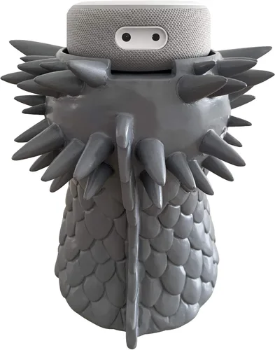 Vista 4 de Dekodots Soporte de mesa para altavoz inteligente (dragón), soporte decorativo para Amazon Echo Dot o Google Home Mini, diseño portátil, sin
