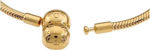 Vista 3 de Pulsera de cadena de serpiente Pandora Moments - Compatible con dijes Moments - Pulsera con dijes para mujer