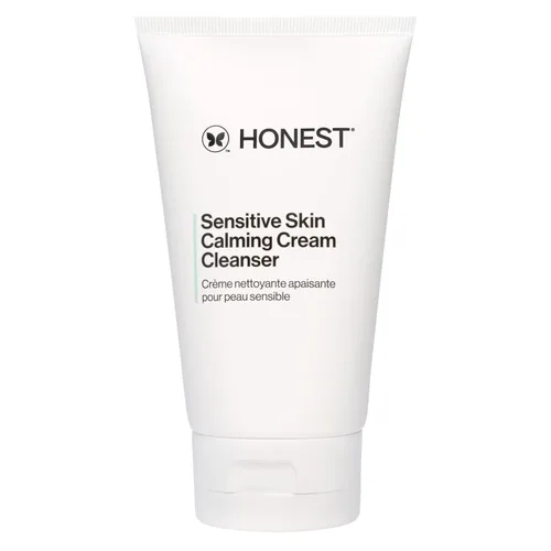 Vista 11 de Honest Beauty Limpiador en crema calmante para piel sensible, limpia suavemente hidrata calma, hipoalergénico, sin fragancia, vegano, 4 onzas